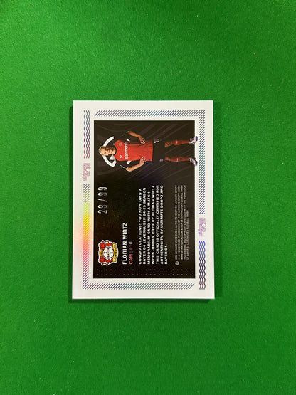 Florian Wirtz Match-worn Patch 29/99 - Ultimate Dropz Bayer 04 Leverkusen Supernova 2024 - back