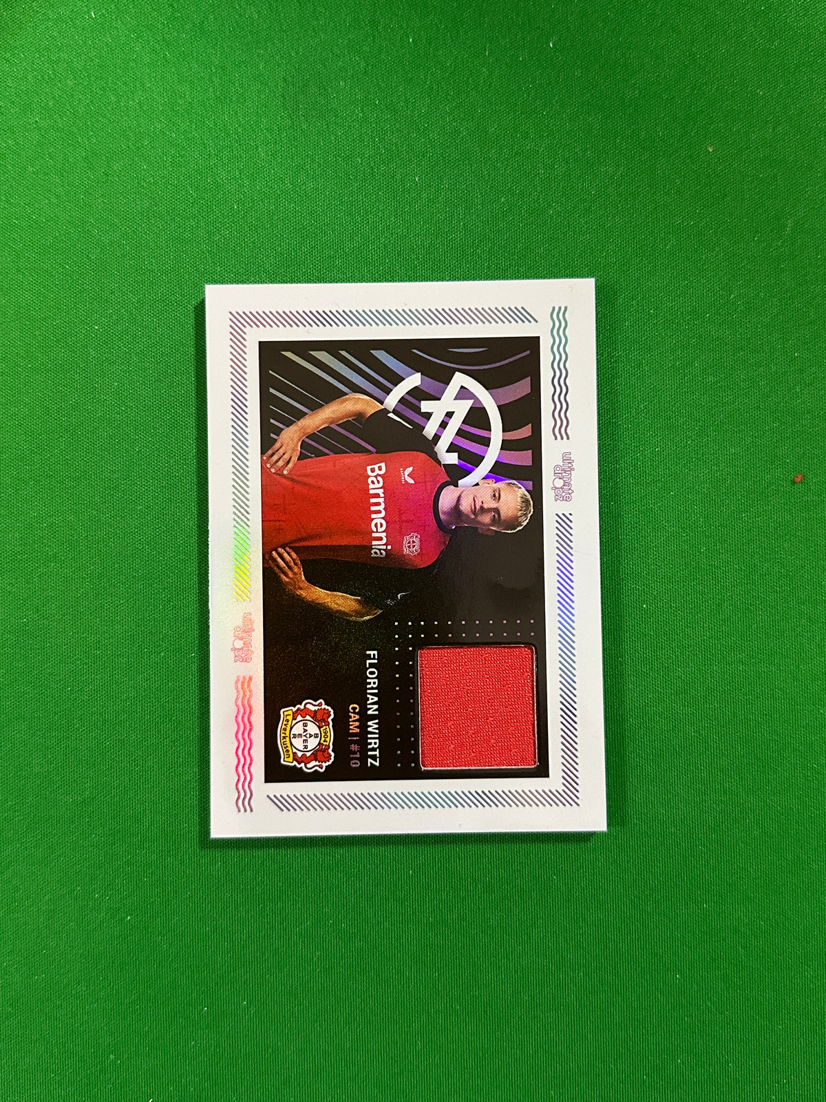 Florian Wirtz Match-worn Patch 29/99 - Ultimate Dropz Bayer 04 Leverkusen Supernova 2024 - front