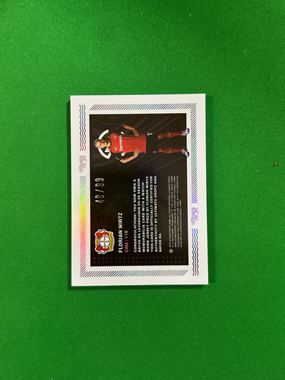Florian Wirtz Match-worn Patch 48/99 - Ultimate Dropz Bayer 04 Leverkusen Supernova 2024 - back