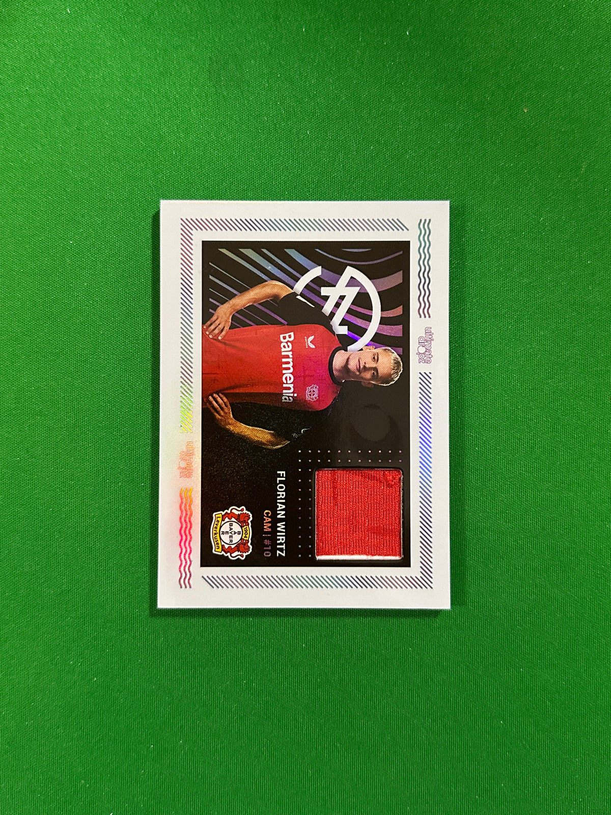 Florian Wirtz Match-worn Patch 48/99 - Ultimate Dropz Bayer 04 Leverkusen Supernova 2024 - front