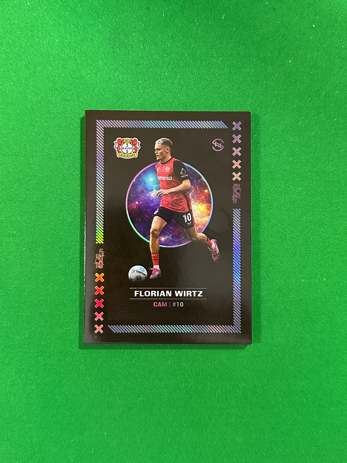 Florian Wirtz Numbered Parallel 05/99 - Ultimate Dropz Bayer 04 Leverkusen Supernova 2024 - front