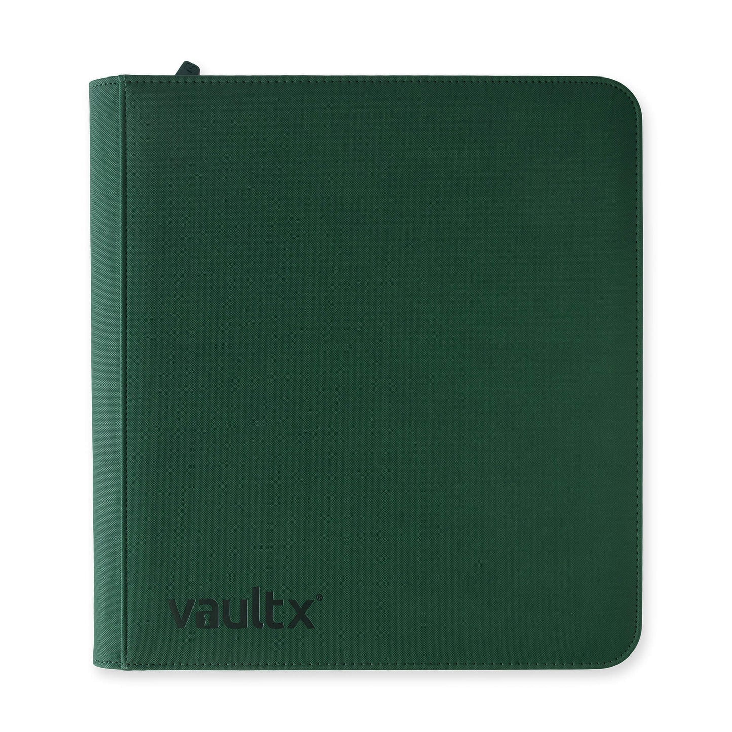 Forest Green Vault X 12-Pocket Exo-Tec Zip Binder - Holds 480 Cards