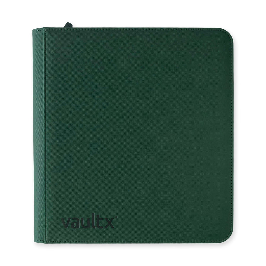 Vault X 12-Pocket Zip Binder XL - Holds 624 Cards - Forest Green