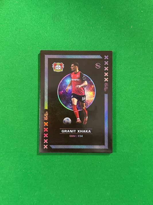 Granit Xhaka Numbered Parallel 83/99 - Ultimate Dropz Bayer 04 Leverkusen Supernova 2024 - front