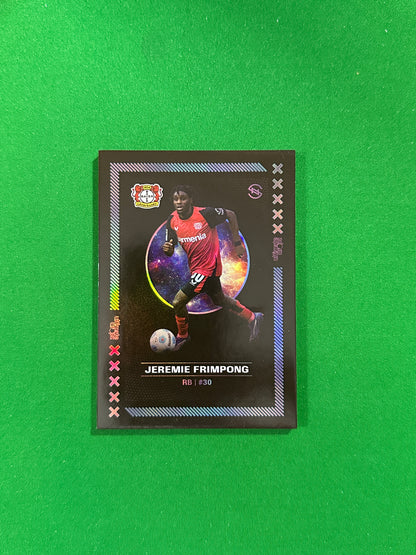 Jeremie Frimpong Numbered Parallel 12/99 - Ultimate Dropz Bayer 04 Leverkusen Supernova 2024 - front