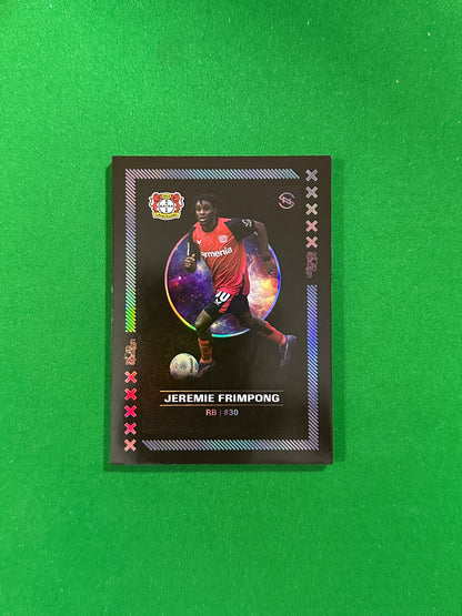 Jeremie Frimpong Numbered Parallel 13/99 - Ultimate Dropz Bayer 04 Leverkusen Supernova 2024 - front