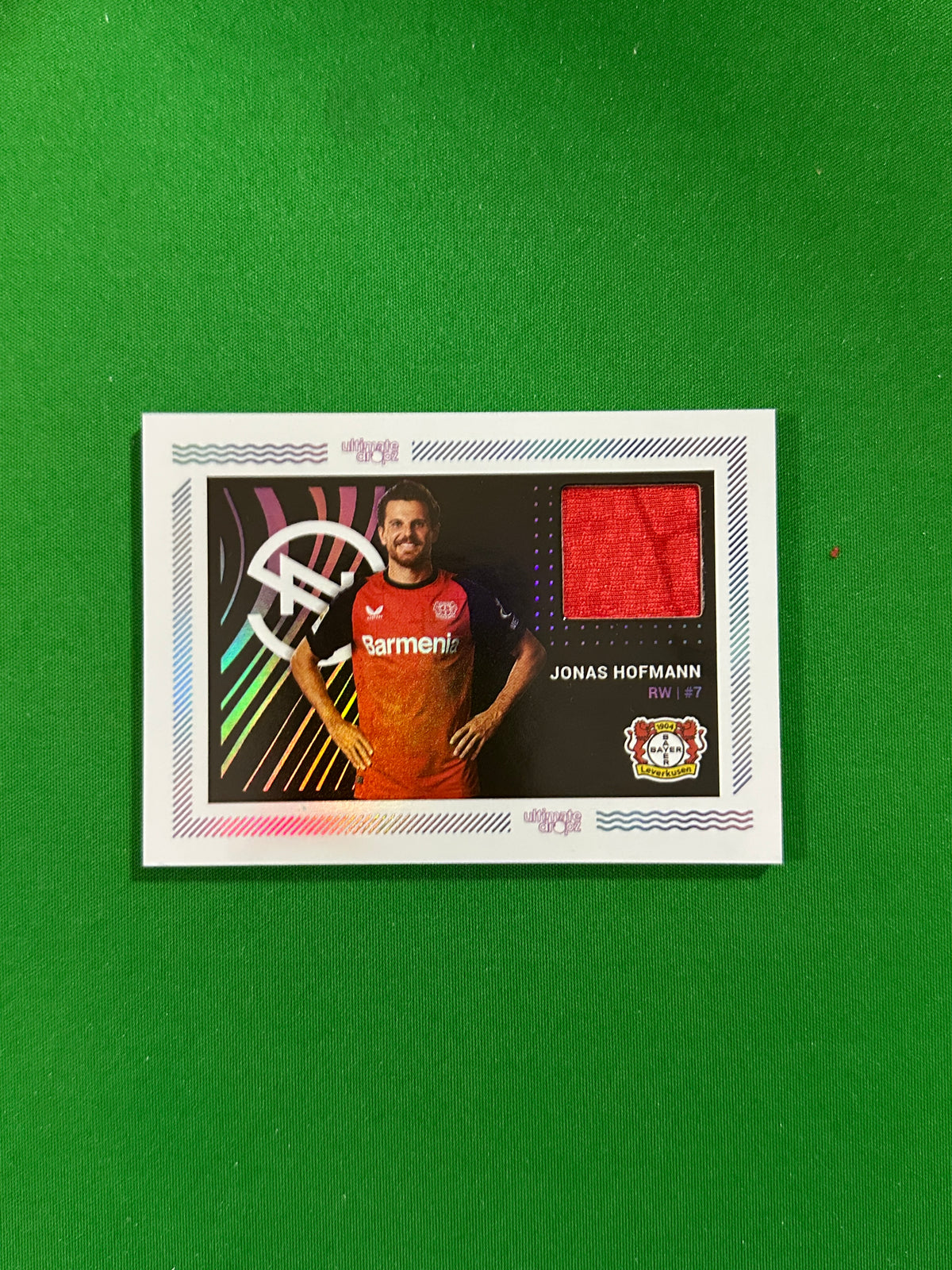 Jonas Hofmann Match-worn Patch 81/99 - Ultimate Dropz Bayer 04 Leverkusen Supernova 2024 - front