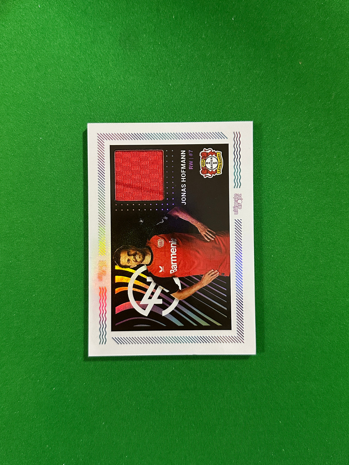 Jonas Hofmann Match-worn Patch 85/99 - Ultimate Dropz Bayer 04 Leverkusen Supernova 2024 - front