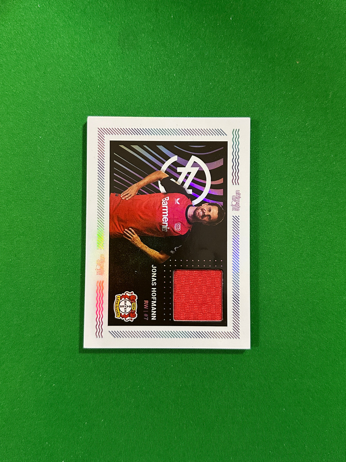 Jonas Hofmann Match-worn Patch 88/99 - Ultimate Dropz Bayer 04 Leverkusen Supernova 2024 - front