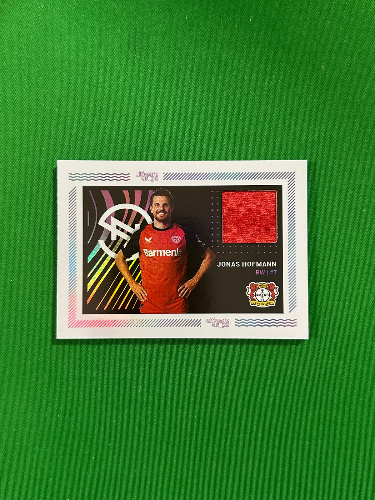 Jonas Hofmann Match-worn Patch 90/99 - Ultimate Dropz Bayer 04 Leverkusen Supernova 2024 - front