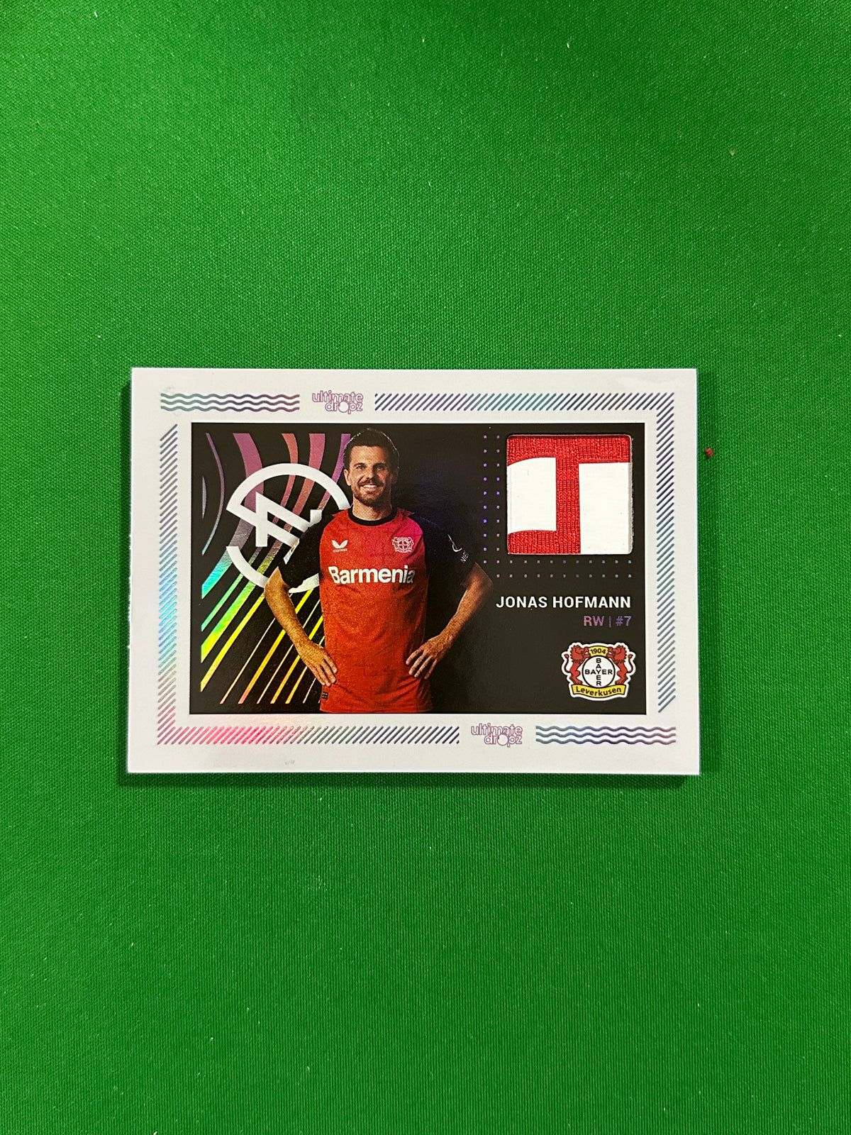 Jonas Hofmann Match-worn Patch 91/99 - Ultimate Dropz Bayer 04 Leverkusen Supernova 2024 - front