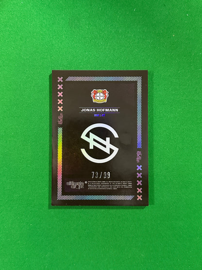 Jonas Hofmann Numbered Parallel 73/99 - Ultimate Dropz Bayer 04 Leverkusen Supernova 2024 - back