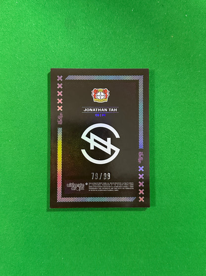 Jonathan Tah Numbered Parallel 79/99 - Ultimate Dropz Bayer 04 Leverkusen Supernova 2024 - back