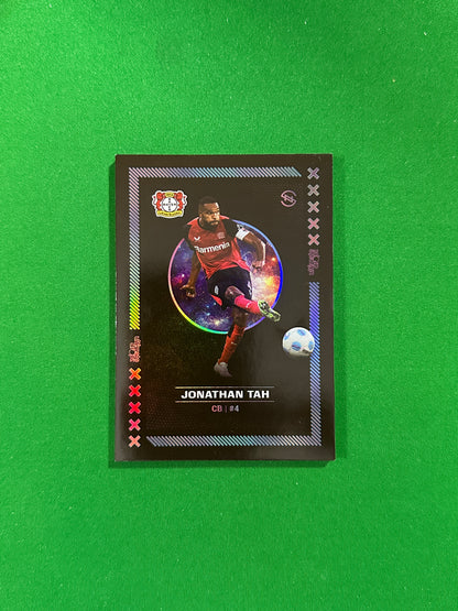 Jonathan Tah Numbered Parallel 82/99 - Ultimate Dropz Bayer 04 Leverkusen Supernova 2024 - front