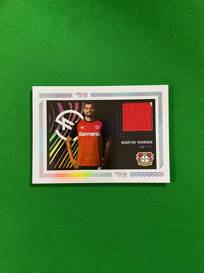 Martin Terrier Match-worn Patch 64/99 - Ultimate Dropz Bayer 04 Leverkusen Supernova 2024 - front