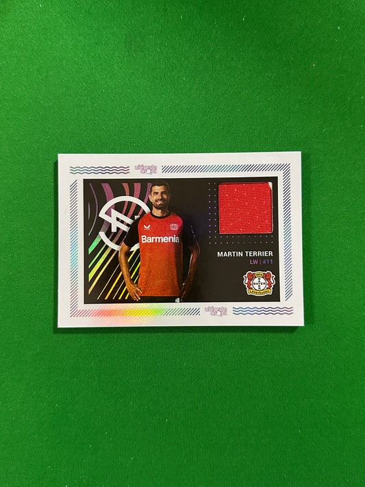 Martin Terrier Match-worn Patch 64/99 - Ultimate Dropz Bayer 04 Leverkusen Supernova 2024 - front