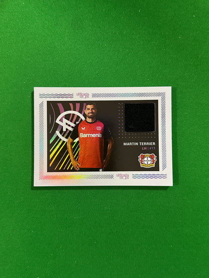 Martin Terrier Match-worn Patch 72/99 - Ultimate Dropz Bayer 04 Leverkusen Supernova 2024 - front
