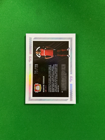 Martin Terrier Match-worn Patch 75/99 - Ultimate Dropz Bayer 04 Leverkusen Supernova 2024 - back