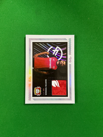 Martin Terrier Match-worn Patch 75/99 - Ultimate Dropz Bayer 04 Leverkusen Supernova 2024 - front
