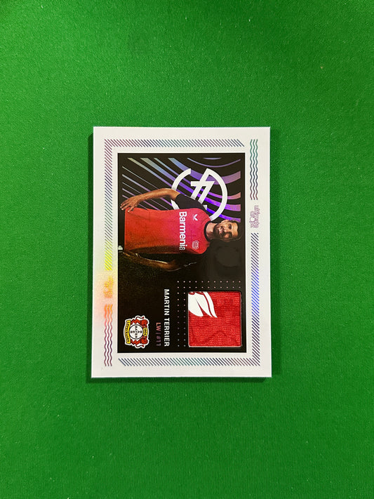 Martin Terrier Match-worn Patch 75/99 - Ultimate Dropz Bayer 04 Leverkusen Supernova 2024 - front