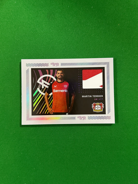 Martin Terrier Match-worn Patch 78/99 - Ultimate Dropz Bayer 04 Leverkusen Supernova 2024 - front