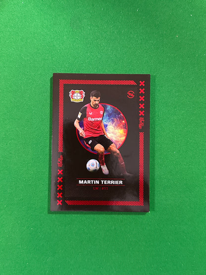 Martin Terrier Numbered Parallel 01/27 - Ultimate Dropz Bayer 04 Leverkusen Supernova 2024 - front