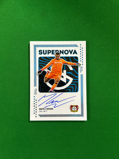 Matej Kovar On-card Autograph 02/05 - Ultimate Dropz Bayer 04 Leverkusen Supernova 2024 - front