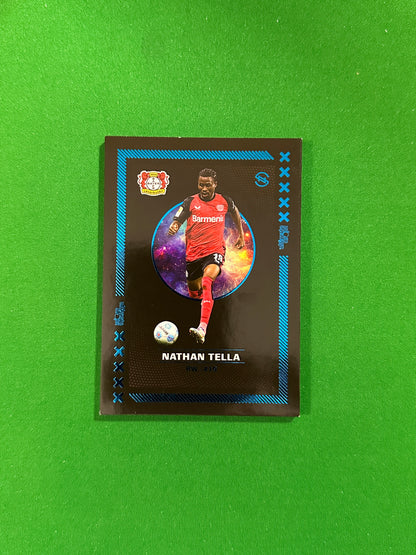 Nathan Tella Numbered Parallel 05/05 - Ultimate Dropz Bayer 04 Leverkusen Supernova 2024 - front