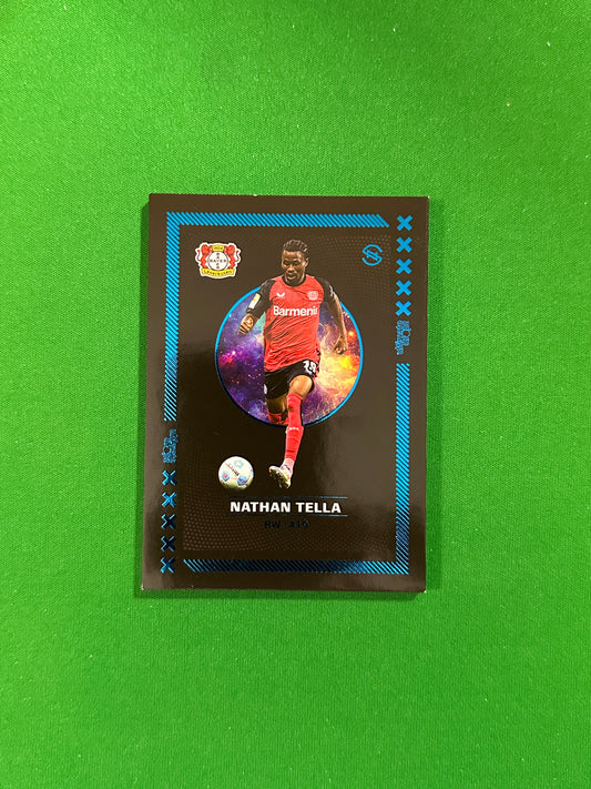 Nathan Tella Numbered Parallel 05/05 - Ultimate Dropz Bayer 04 Leverkusen Supernova 2024 - front