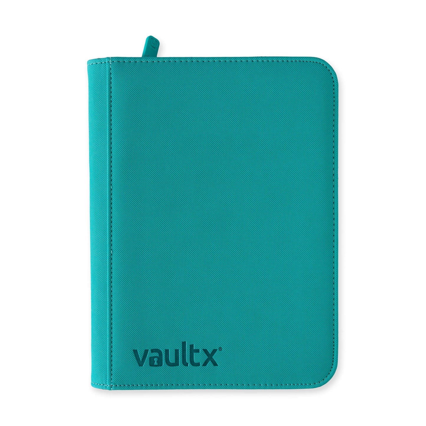 Ocean Blue Vault X 4-Pocket Exo-Tec Zip Binder - Holds 160 Cards
