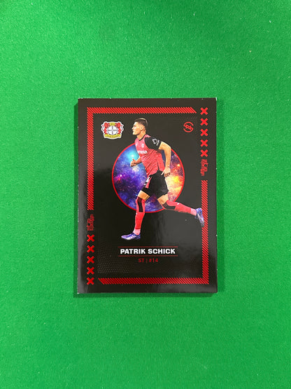 Patrik Schick Numbered Parallel 25/27 - Ultimate Dropz Bayer 04 Leverkusen Supernova 2024 - front