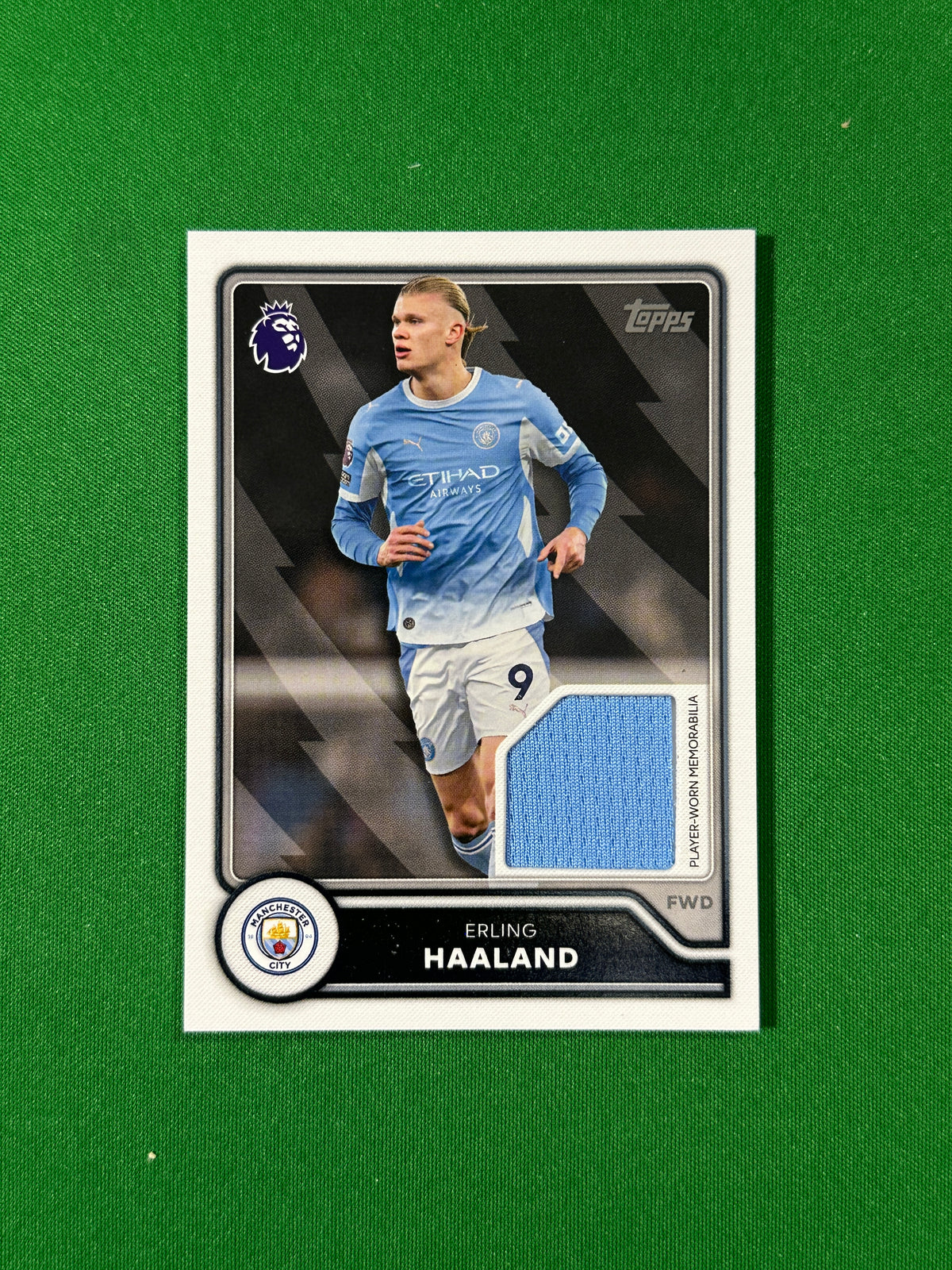 Erling Haaland Topps Premier League 2026/27 Relic #BR-EH — front