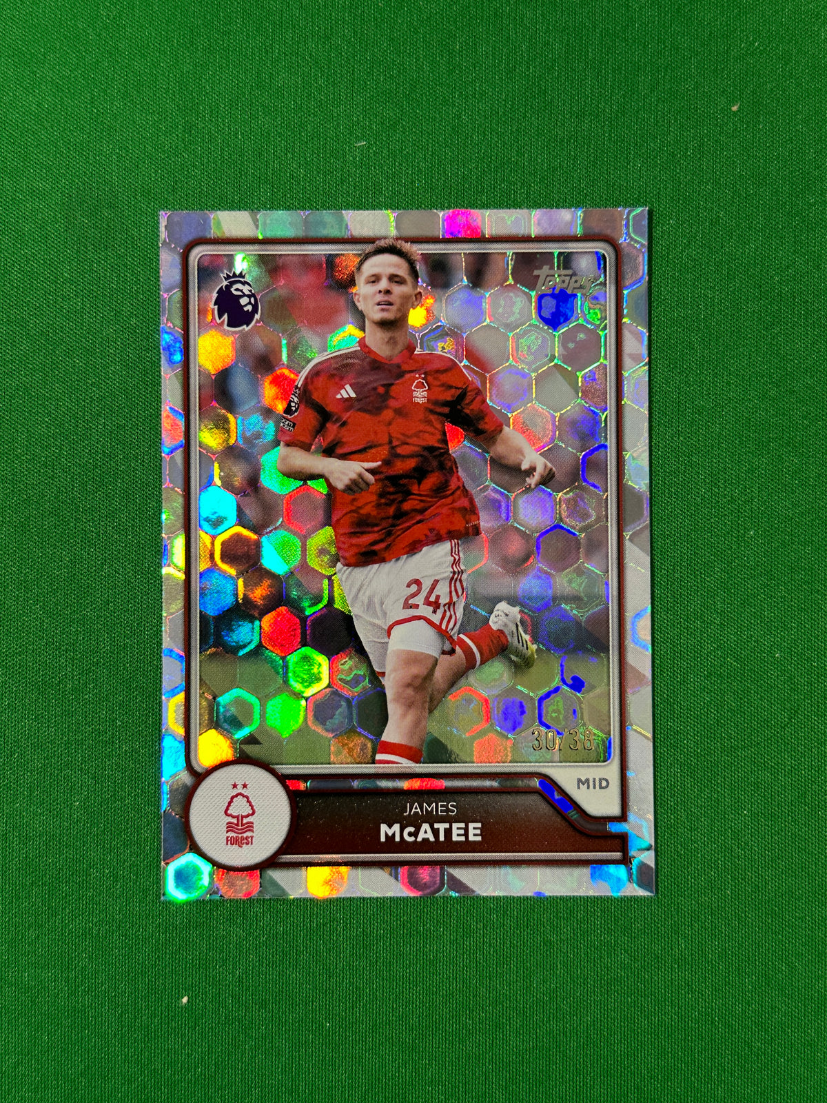 James McAtee Topps Premier League 2026/27 Netbuster 30/38 #223 — front
