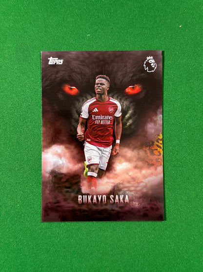 Bukayo Saka Topps Premier League 2026/27 Ultra Beast Mode #UBM-1 — front
