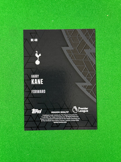 Harry Kane Topps Premier League 2026/27 Black Edge #BE-48 — back
