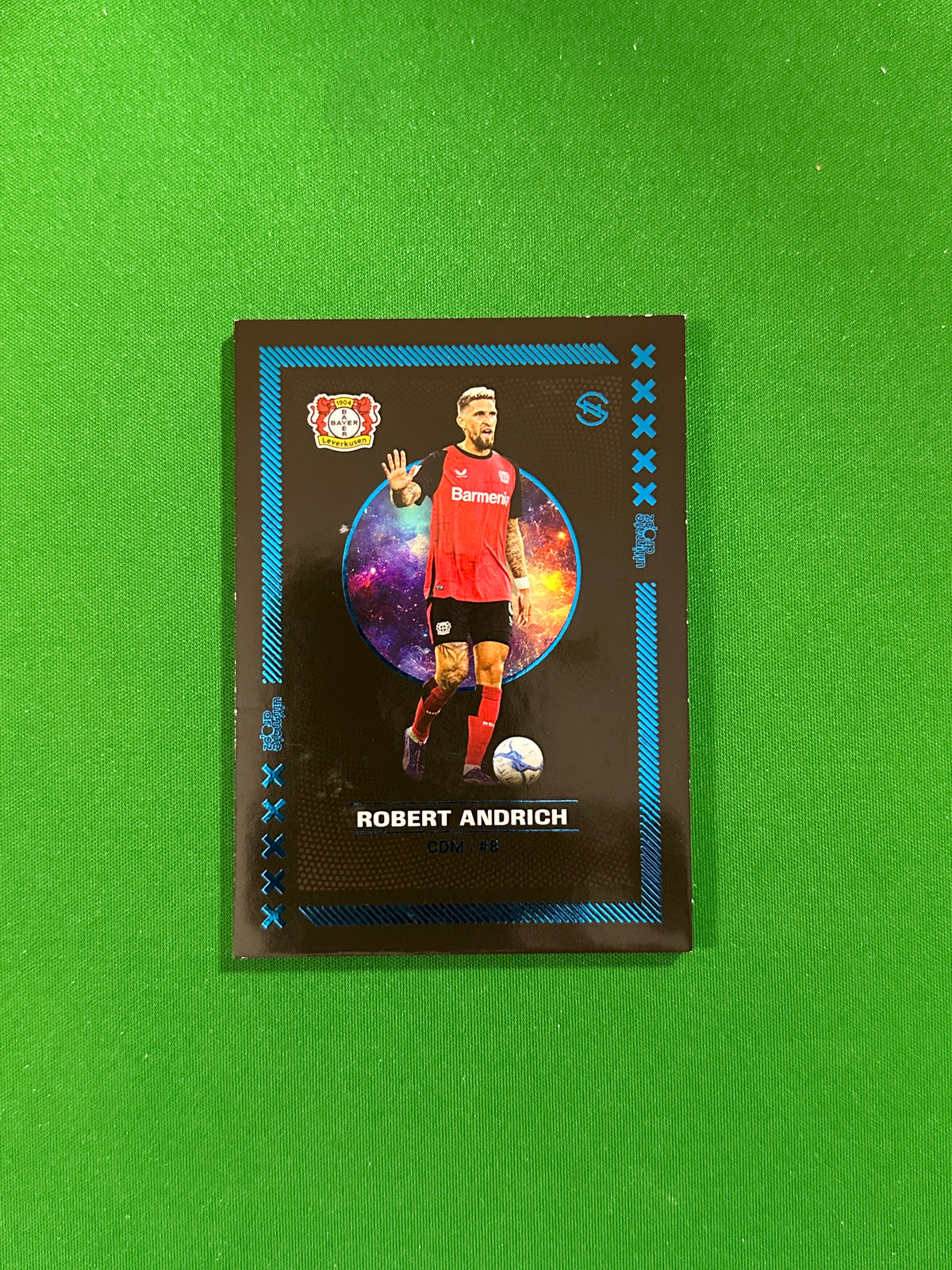 Robert Andrich Numbered Parallel 02/05 - Ultimate Dropz Bayer 04 Leverkusen Supernova 2024 - front