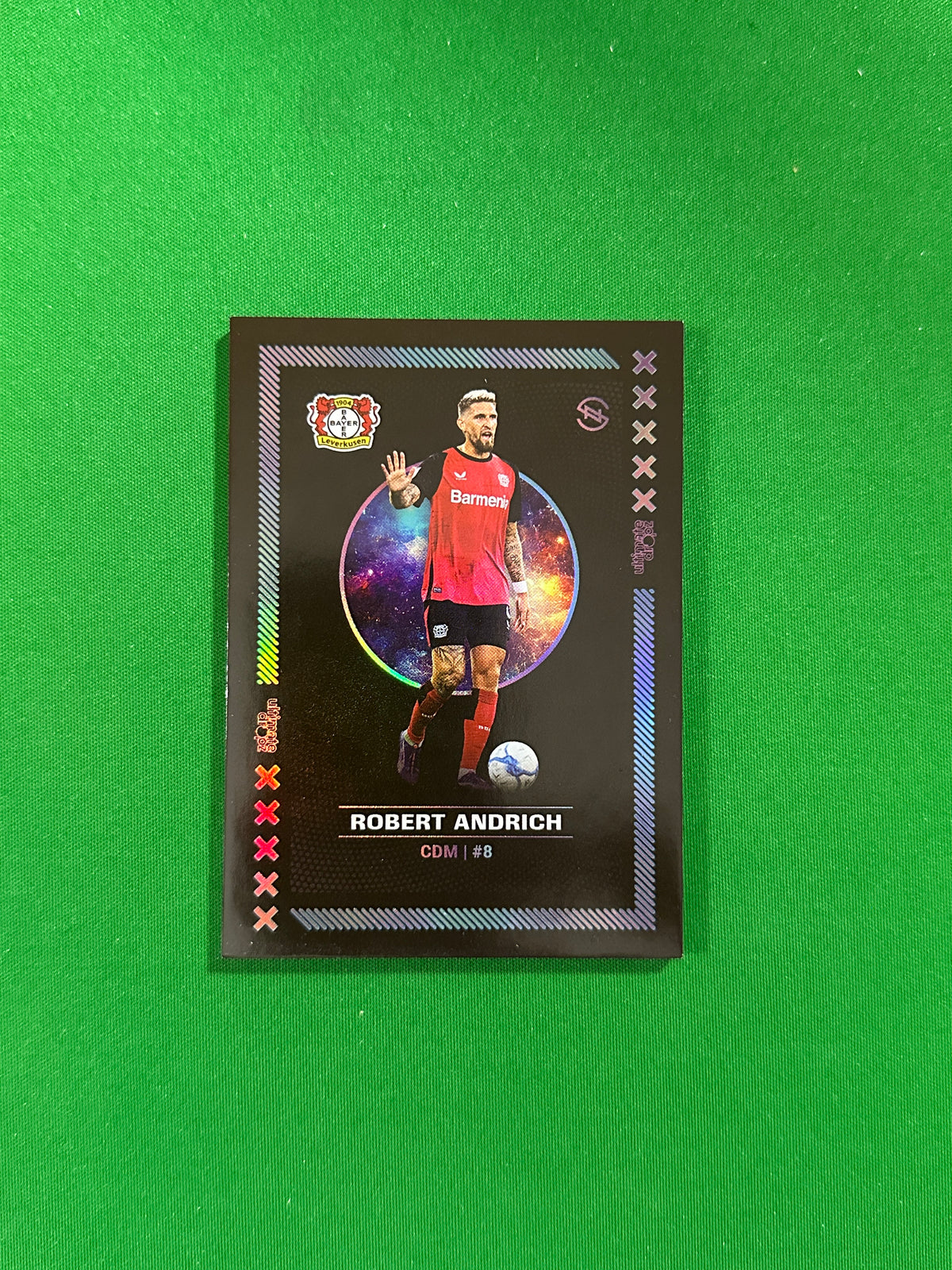 Robert Andrich Numbered Parallel 05/99 - Ultimate Dropz Bayer 04 Leverkusen Supernova 2024 - front