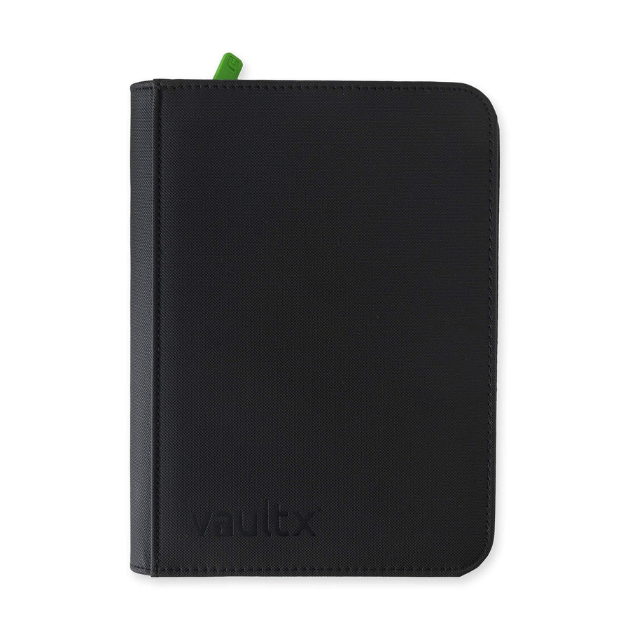 Signature Black Vault X 4-Pocket Exo-Tec Zip Binder - Holds 160 Cards