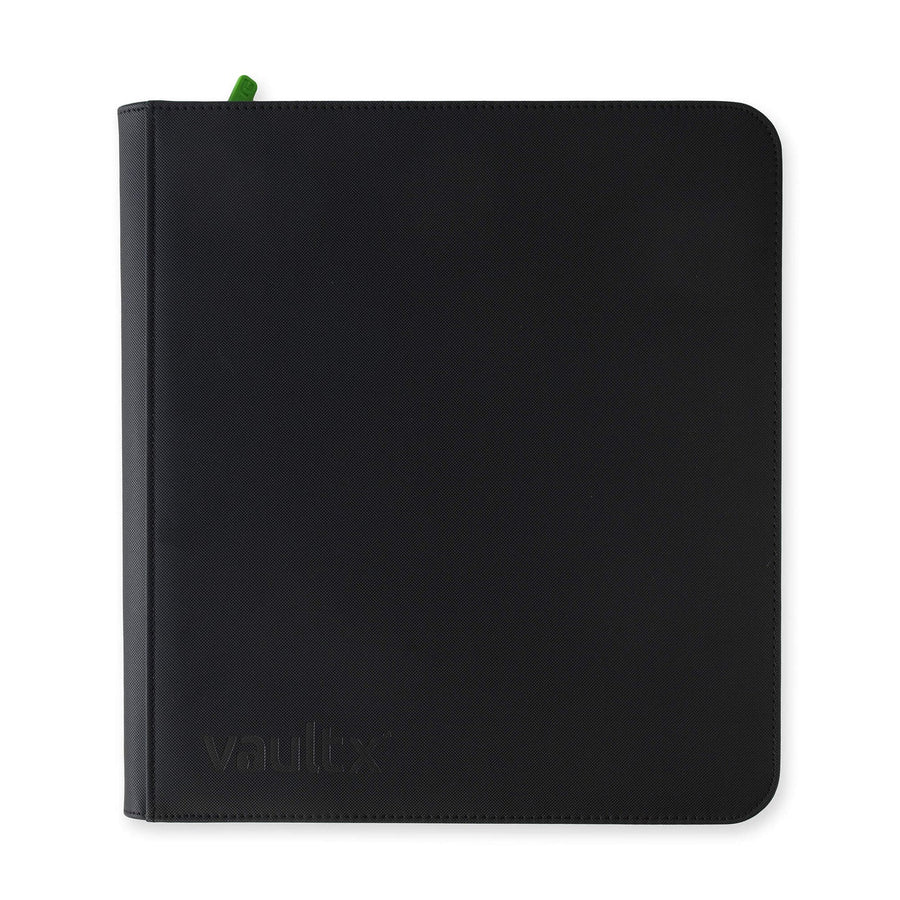 Signature Black Vault X 12-Pocket Exo-Tec Zip Binder - Holds 480 Cards
