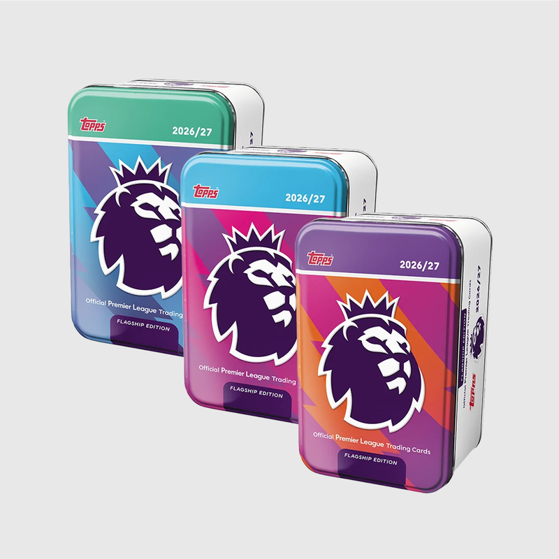 Topps Flagship Premier League 2026/27 Super Tin - example design