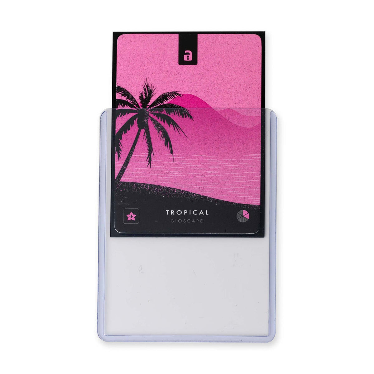 Vault X 35pt toploader with illustrative trading card — card not included