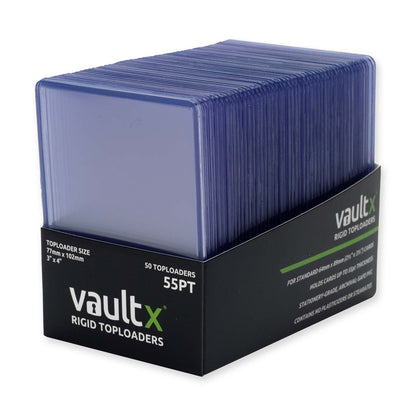 Vault X シームレス硬質トップローダー 55pt - 50枚入り - 商品画像 2
