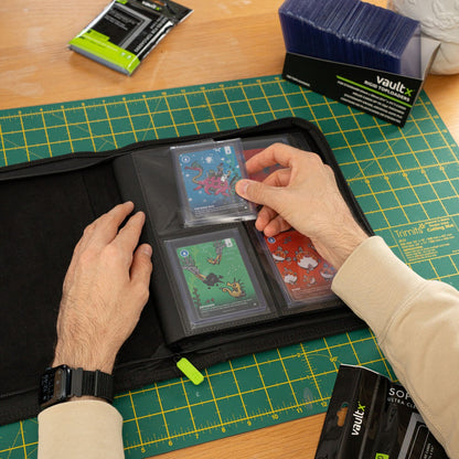 Vault X 4-Pocket Toploader Compatible Zip Binder details
