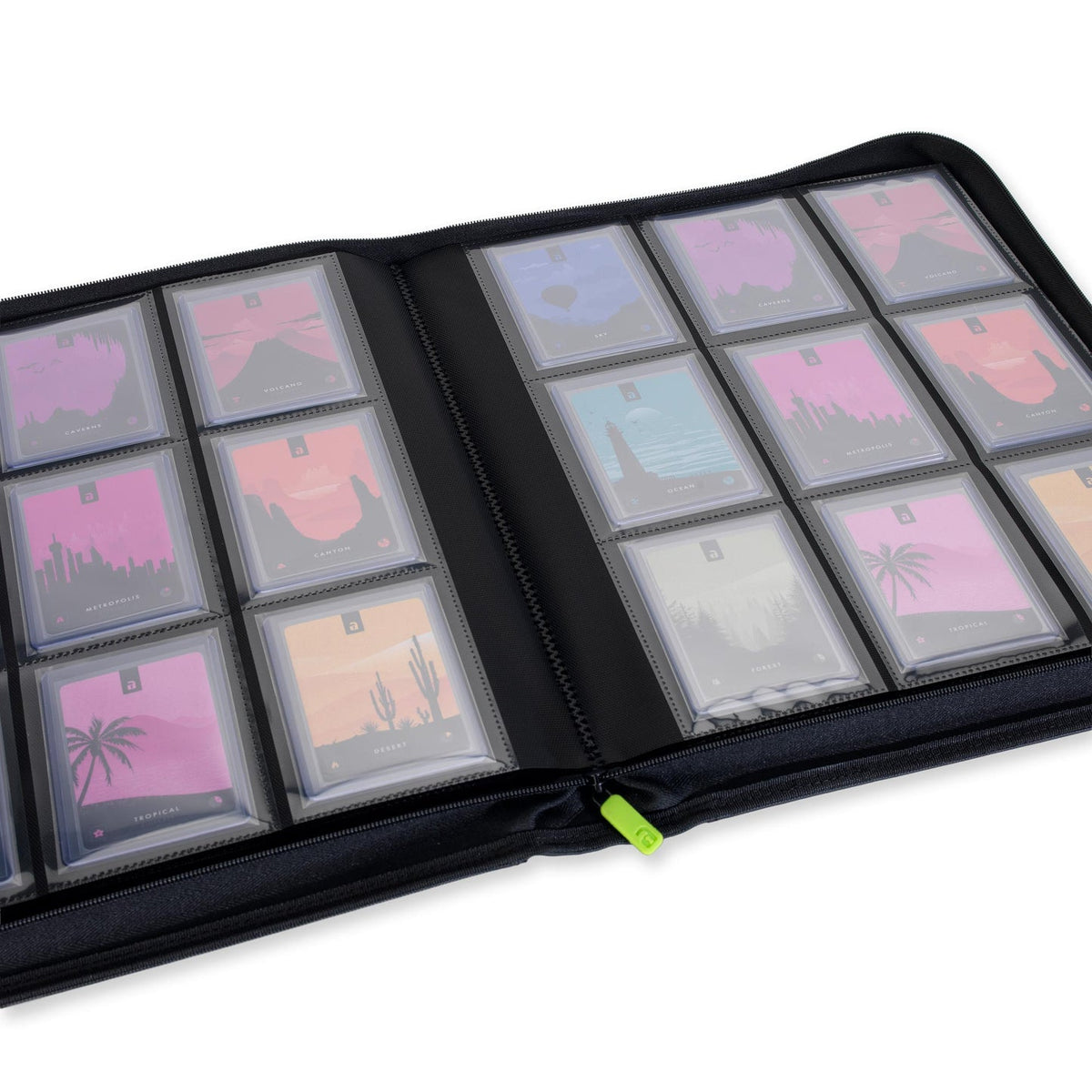 Vault X 9-Pocket Toploader Compatible Zip Binder details