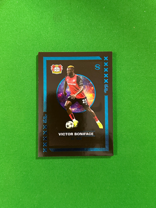 Victor Boniface Numbered Parallel 03/05 - Ultimate Dropz Bayer 04 Leverkusen Supernova 2024 - front