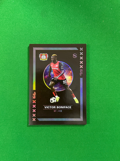 Victor Boniface Numbered Parallel 06/99 - Ultimate Dropz Bayer 04 Leverkusen Supernova 2024 - front